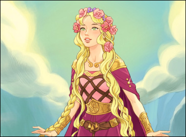 Dress up Goddess Freya
