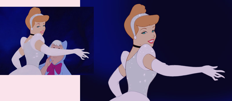 Disney Study: Cinderella silver dress