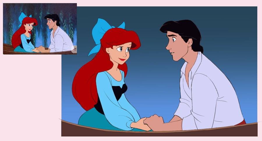 Little Mermaid Disney Study