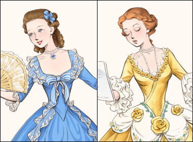 French Court Dress Up Game